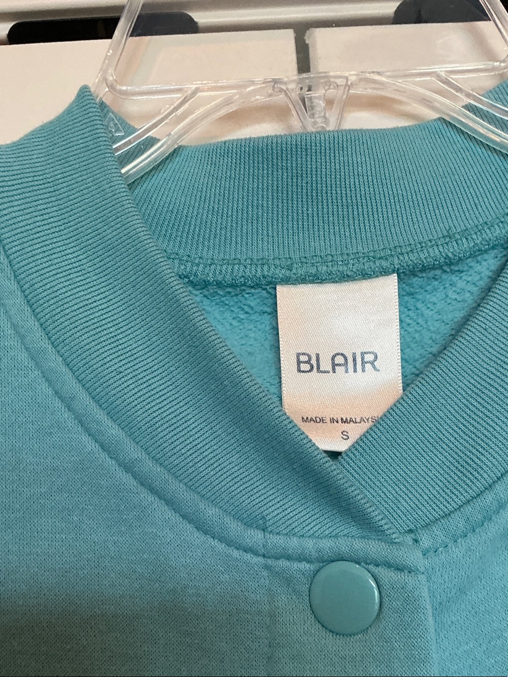 Blair Teal Snap-Front Maxi ROBE * S - Picture 2 of 7
